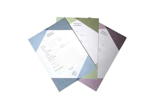 Babyshower invulkaarten