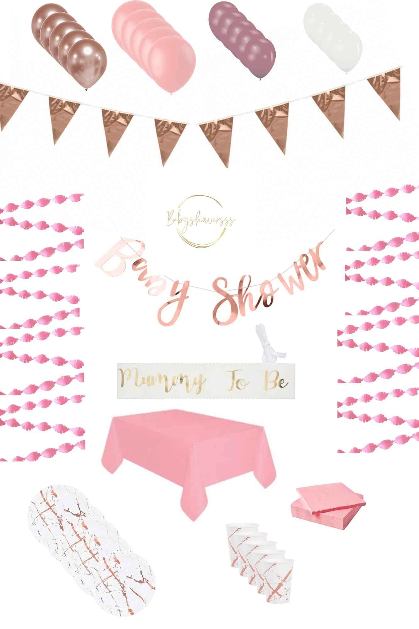 Babyshower versiering - pakket - meisje